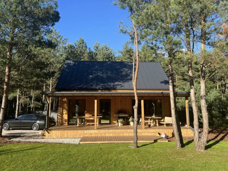 weranda w domu stodole 70m2