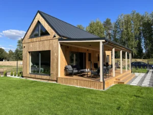 dom modułowy 60m2 od boku